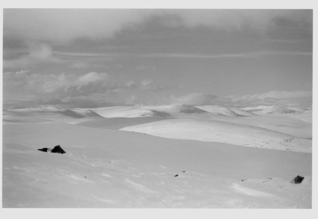 snow covered fell landscape